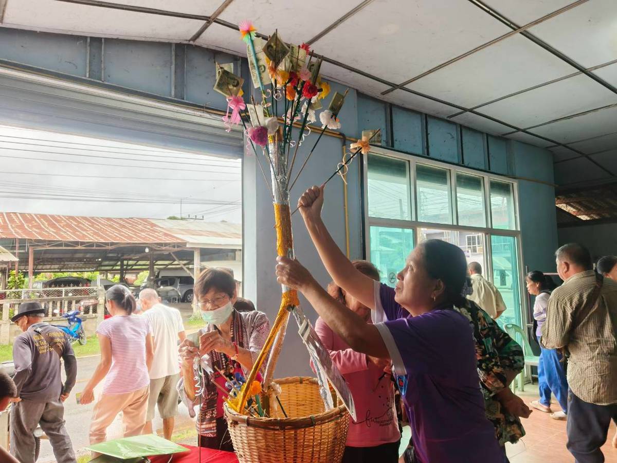  พช.ป่าแดด ขับเคลื่อนกองทุนแม่ของแผ่นดินบ้านเวียง จัดเวิร์กชอปทำแผน-เตรียมพิธีอัญเชิญเงินขวัญถุงพระราชทาน